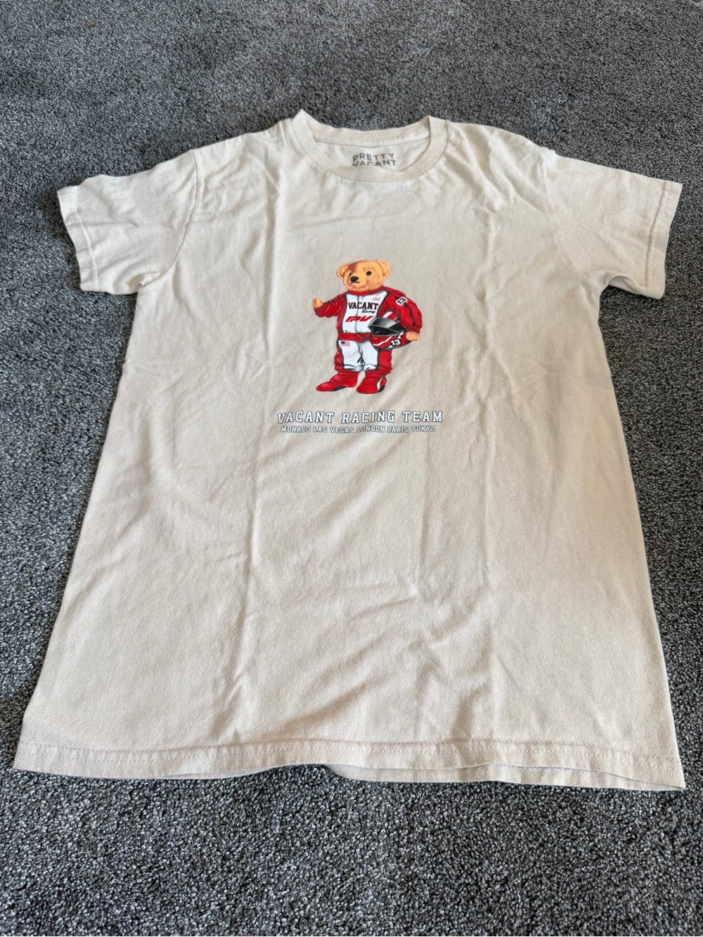 Pretty Vacant Racing Team Teddy Bear Graphic